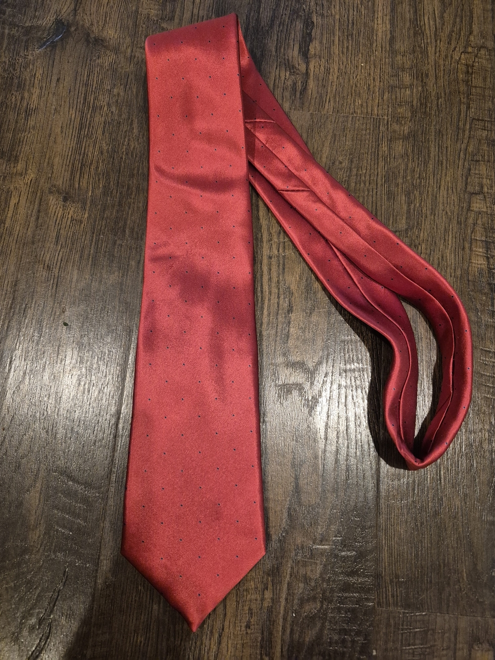 OSCAR de la RENTA - Vintage - Red -  100% PURE SILK Mens NECK TIE